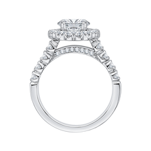Load image into Gallery viewer, Round Diamond Halo Engagement Ring CARIZZA CA0037E-37W-1.50
