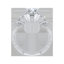 Load image into Gallery viewer, Vintage Round Diamond Engagement Ring CARIZZA CA0046E-37W
