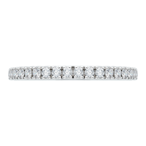 Channel and Pave Diamond Wedding Band CARIZZA CA0069B-37W