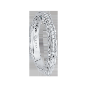 Euro Shank Diamond Engagement Ring CARIZZA CA0072BH-37W