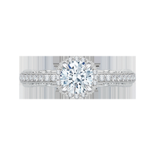 Load image into Gallery viewer, Euro Shank Diamond Engagement Ring CARIZZA CA0072EH-37W
