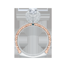 Load image into Gallery viewer, Euro Shank Round Diamond Wedding Band CARIZZA CA0072E-37WP
