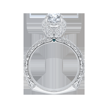 Load image into Gallery viewer, Euro Shank Round Diamond Engagement Ring CARIZZA CA0072E-37W
