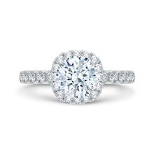 Load image into Gallery viewer, Diamond Halo Engagement Ring with Two Tone Gold CARIZZA CA0084E-37WY

