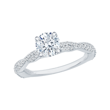 Load image into Gallery viewer, Criss-Cross Shank Diamond Engagement Ring CARIZZA CA0088E-37W
