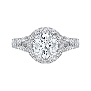 Diamond Engagement Ring with Split Shank CARIZZA CA0093E-37W