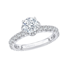 Load image into Gallery viewer, Round Diamond Engagement Ring CARIZZA CA0097E-37W

