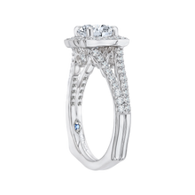 Load image into Gallery viewer, Split Shank Round Diamond Engagement Ring CARIZZA CA0100E-37W
