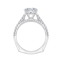 Load image into Gallery viewer, Euro Shank Diamond engagement Ring CARIZZA CA0101E-37W
