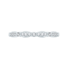 Load image into Gallery viewer, Vintage Milgrain Diamond Wedding Band CARIZZA CA0104B-37W
