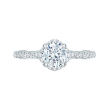 Load image into Gallery viewer, Round Diamond Engagement Ring CARIZZA CA0104E-37W
