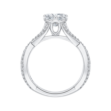 Load image into Gallery viewer, Split Shank Round Diamond Engagement Ring CARIZZA CA0105E-37W
