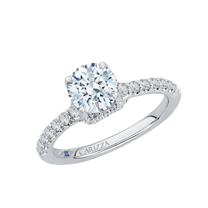 Round Diamond Engagement Ring CARIZZA CA0106E-37W