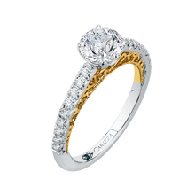 Load image into Gallery viewer, Semi-Mount Diamond Engagement Ring CARIZZA CA0111E-37WY
