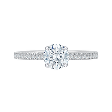 Load image into Gallery viewer, Two Tone Gold Round Diamond Engagement Ring CARIZZA CA0116E-37WY-1.00
