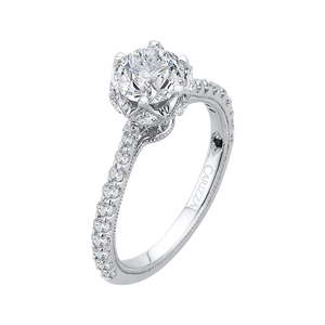 Cathedral Style Engagement Ring CARIZZA CA0120E-37W