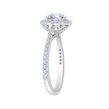 Load image into Gallery viewer, Round Diamond Halo Engagement Ring CARIZZA CA0126EQ-37W-1.50
