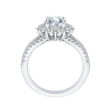 Load image into Gallery viewer, Classic Diamond Halo Engagement Ring CARIZZA CA0129E-37W
