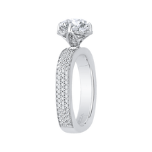 Load image into Gallery viewer, Three Row Diamond Engagement Ring CARIZZA CA0133EQ-37W-1.50
