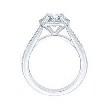 Load image into Gallery viewer, Round Diamond Halo Engagement Ring CARIZZA CA0134EH-37W
