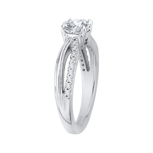 Split Shank Diamond Engagement Ring CARIZZA CA0135EH-37W