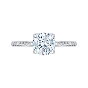 Channel Set Diamond Engagement Ring CARIZZA CA0136EH-37W-1.50