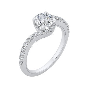 Round Diamond Promise Engagement Ring CARIZZA CA0137EH-37W