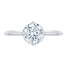Load image into Gallery viewer, Sleek Cathedral Solitaire Diamond Engagement Ring CARIZZA CA0138E-37W-1.50
