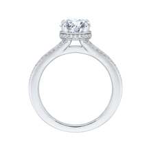 Load image into Gallery viewer, Split Shank Trellis Diamond Engagement Ring CARIZZA CA0144EH-37W
