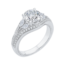 Load image into Gallery viewer, Round Diamond Engagement Ring with Split Shank CARIZZA CA0145EH-37W-1.50
