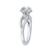Load image into Gallery viewer, Semi - Mount Split Shank Diamond Engagement Ring CARIZZA CA0146E-37W
