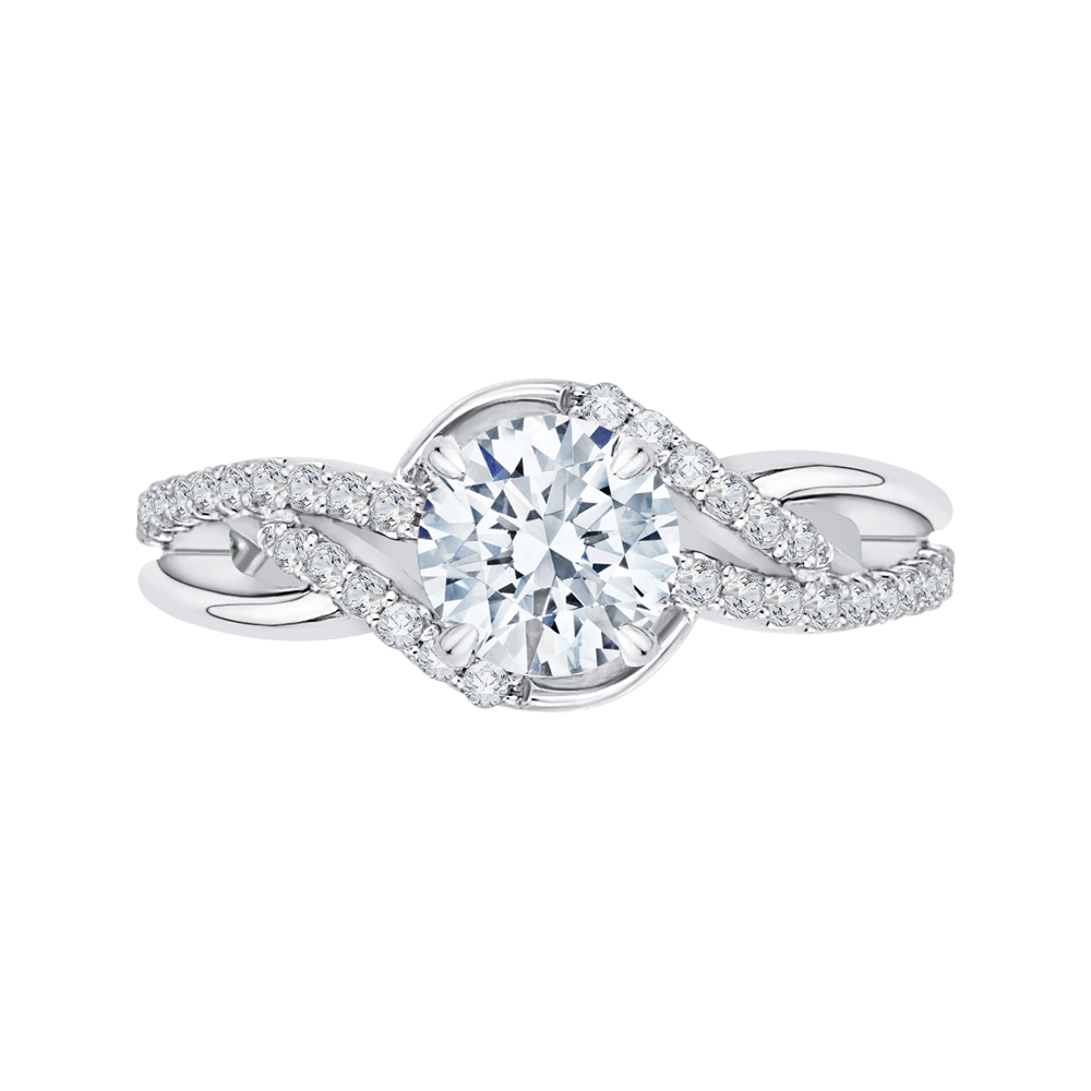 Round Diamond Engagement Ring CARIZZA CA0149EH-37W
