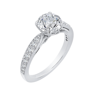 Charm Tapering Diamond Engagement Ring CARIZZA CA0152EH-37W-1.50