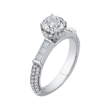 Load image into Gallery viewer, Round Cut Diamond Engagement Ring - CARIZZA CA0157EQ-37W
