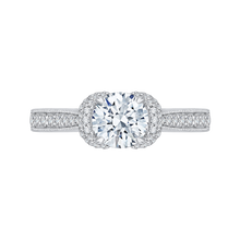 Load image into Gallery viewer, Semi - Mount Cathedral Style Engagement Ring CARIZZA CA0161EH-37W
