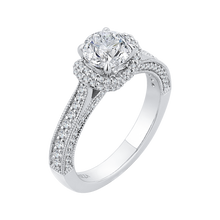 Load image into Gallery viewer, Semi - Mount Cathedral Style Engagement Ring CARIZZA CA0161EH-37W
