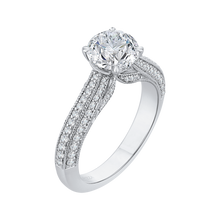 Load image into Gallery viewer, Three Row Cathedral Diamond Engagement Ring CARIZZA CA0168EH-37W-1.50
