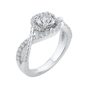 Semi - Diamond Diamond Engagement Ring CARIZZA CA0171EH-37W