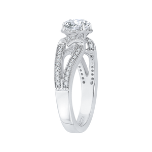 Split Shank Diamond Engagement Ring CARIZZA CA0174EH-37W