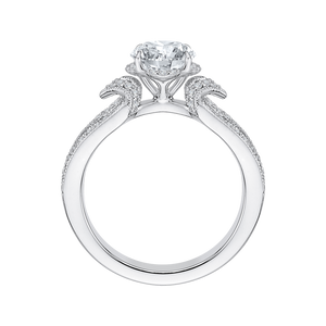 Split Shank Diamond Engagement Ring CARIZZA CA0174EH-37W