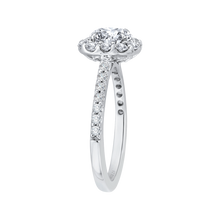 Load image into Gallery viewer, Cushion Halo Diamond Engagement Ring CARIZZA CA0177EH-37W
