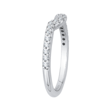 Load image into Gallery viewer, 14K White Gold Ladies Wedding Band CARIZZA CA0191BH-37W-1.50
