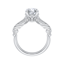 Load image into Gallery viewer, Semi-Mount Round Diamond Engagement Ring CARIZZA CA0202E-37W-1.50
