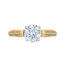 Load image into Gallery viewer, Round Diamond Engagement Ring CARIZZA CA0203E-37WY-1.50
