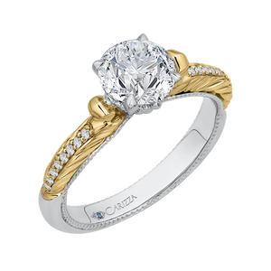 Round Diamond Engagement Ring CARIZZA CA0203E-37WY-1.50