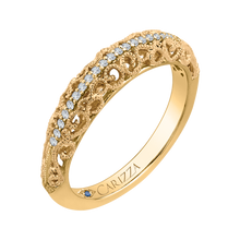 Load image into Gallery viewer, Yellow Gold Round Diamond Wedding Band CARIZZA CA0219B-37
