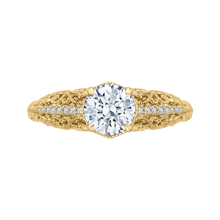 Load image into Gallery viewer, Round Diamond Engagement Ring CARIZZA CA0219E-37
