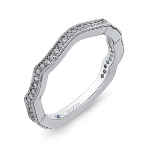 Curving Diamond Wedding Band CARIZZA CA0228BQ-37W