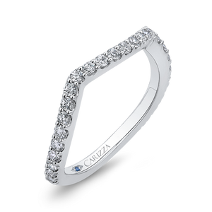 Curving Diamond Wedding Band CARIZZA CA0231BQ-37W-2.00