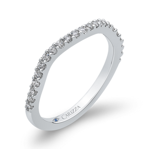 Curving Diamond Wedding Band CARIZZA CA0235BH-37W-1.00